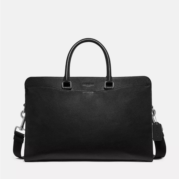 Black leather Coach Bag - Beckett Structured Brief - Style No. F73524 - Picture 1 of 6